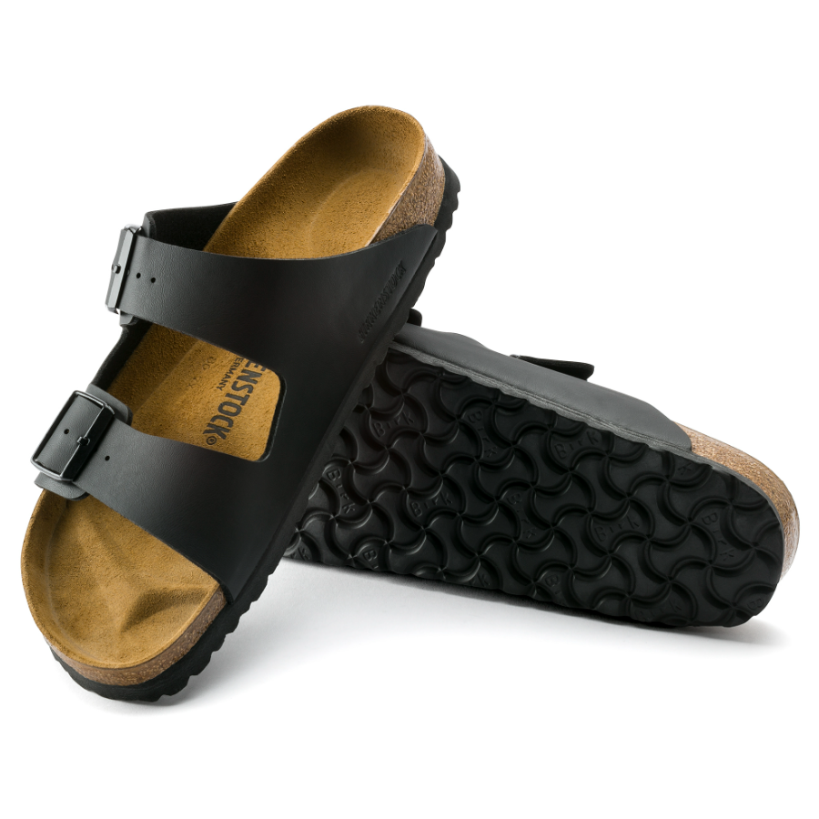 Birkenstock Arizona men's black leather sandal
