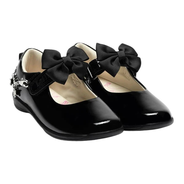 Lelli Kelly Girls School Shoe Izzy Black Patent