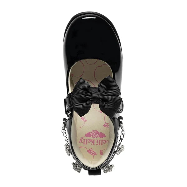 Lelli Kelly Girls School Shoe Izzy Black Patent