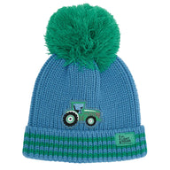 Lighthouse Boys Bobble Hat Bobbie Green Tractor