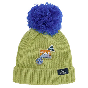Lighthouse Boys Bobble Hat Bobbie Soft Lime