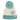 Lighthouse Bobbie girls' pastel teal bobble hat