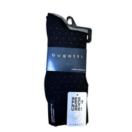 Bugatti Mens Socks 2 Pack 6383 Black