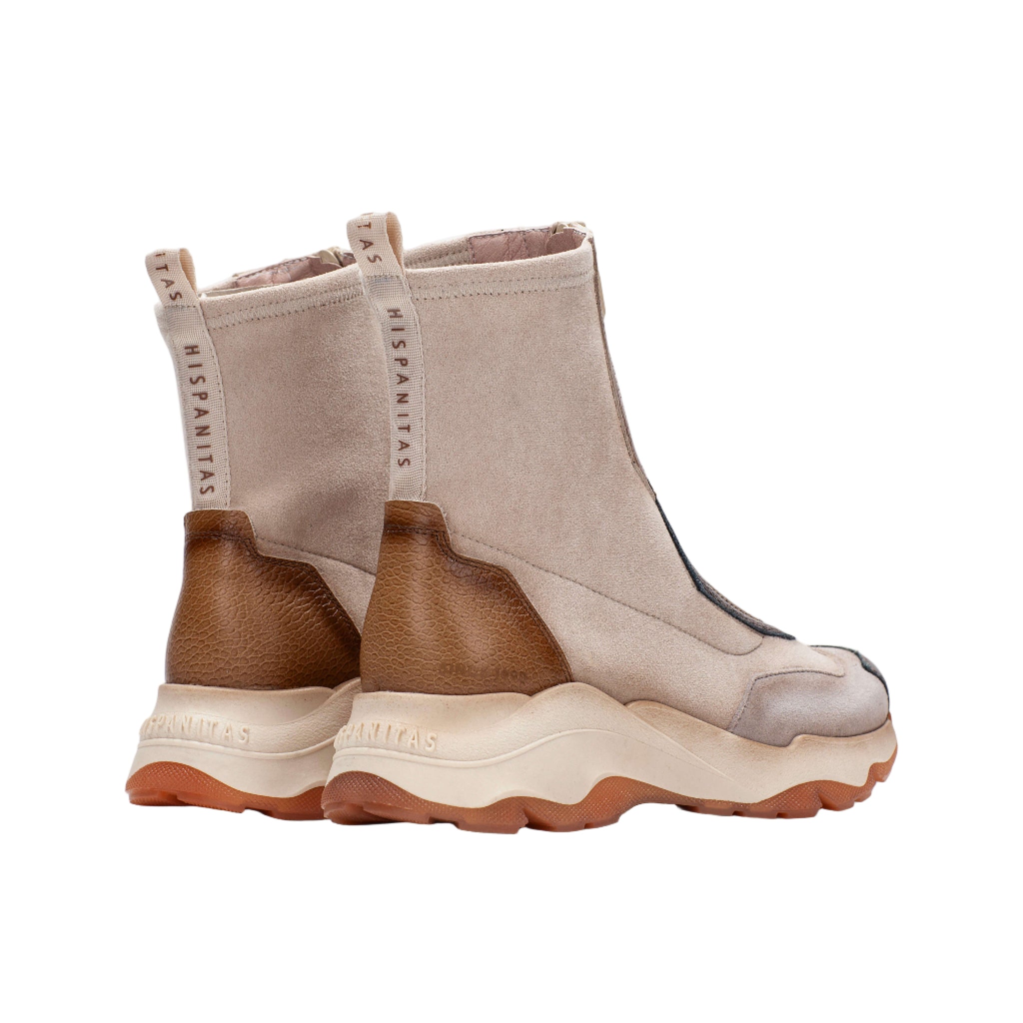 Hispanitas Womens Boot HI254321 Topo/Cream/Iron/Biscuit
