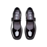 Clarks Girls School Shoe Eris Jane Y Black Patent