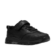 Clarks Boys School Shoe Steggy 2 Soar K Black Leather