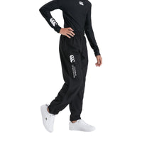 Canterbury kids' black cuffed-hem stadium pants