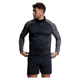 Canterbury Elite men's black quarter-zip top