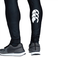 Canterbury men's black Thermoreg baselayer leggings
