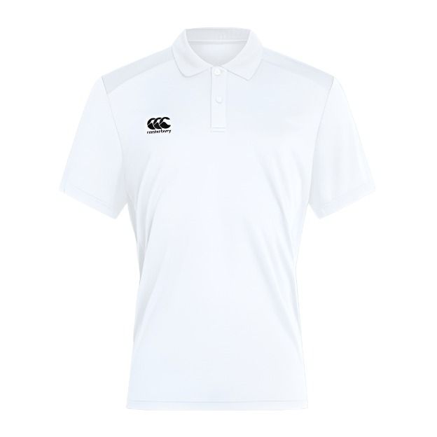 Canterbury Club Dry men's white polo shirt