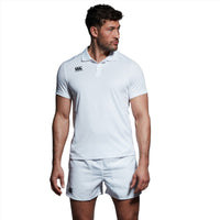Canterbury Club Dry men's white polo shirt
