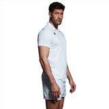 Canterbury Club Dry men's white polo shirt