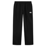 Canterbury Mens Joggers Rakaia 2.0 Open Hem Fleece Black