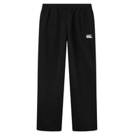 Canterbury Mens Joggers Rakaia 2.0 Open Hem Fleece Black