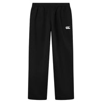 Canterbury Mens Joggers Rakaia 2.0 Open Hem Fleece Black