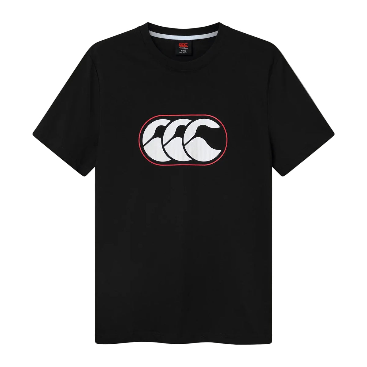 Canterbury Rakaia 2.0 men's black t-shirt