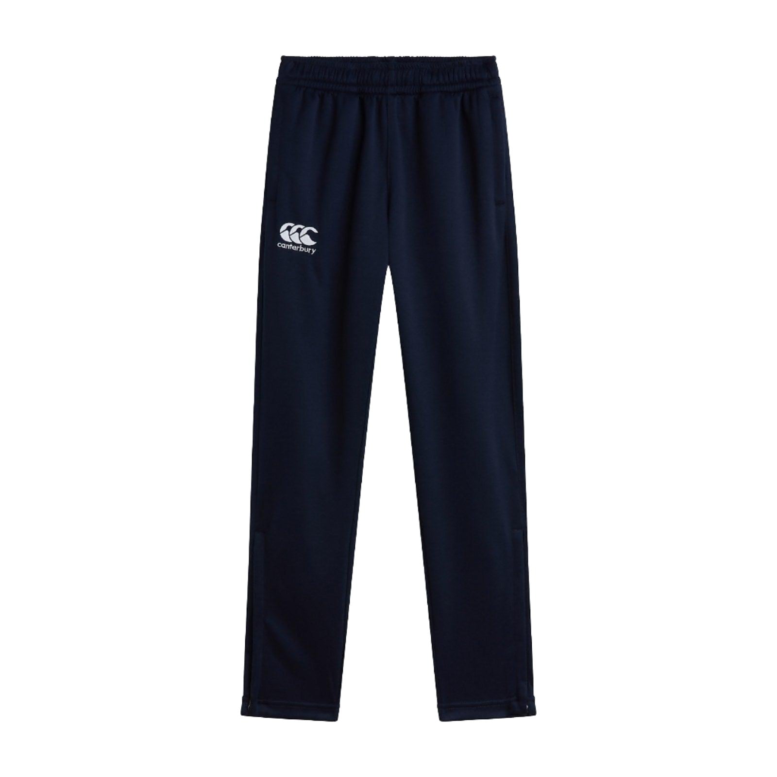 Canterbury kids' navy stretch tapered poly-knit pants