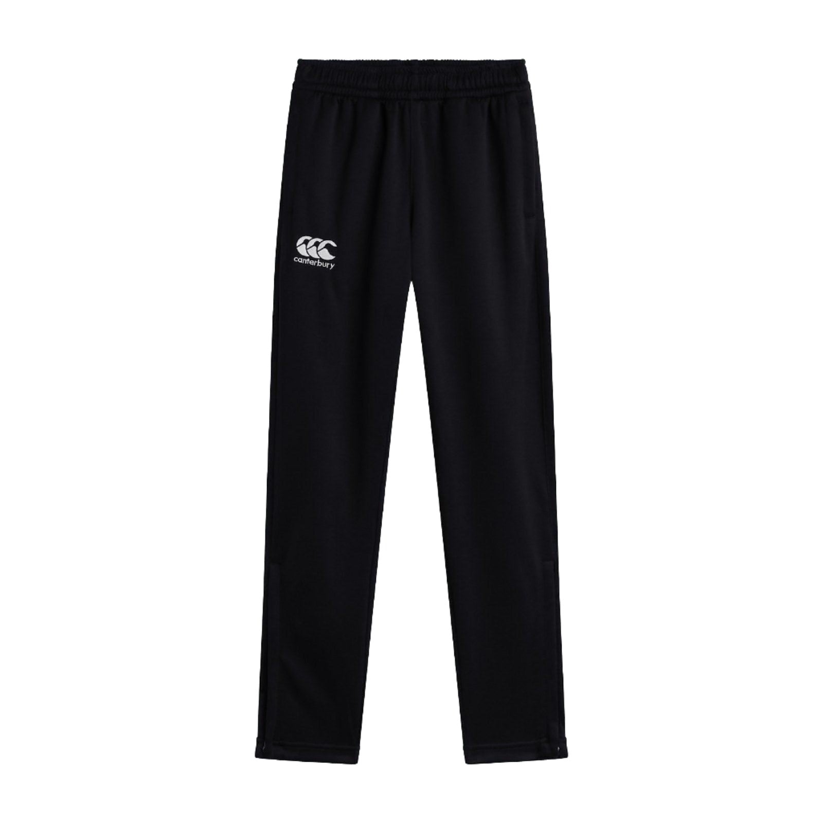 Canterbury Kids Stretch Tapered Poly Knit Black - Donaghys
