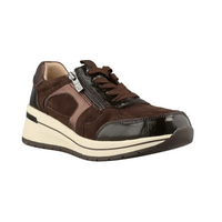 Caprice Womens Trainer 9-23300-44 Dark Brown Comb