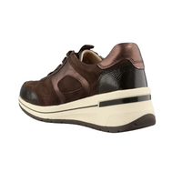 Caprice Womens Trainer 9-23300-44 Dark Brown Comb