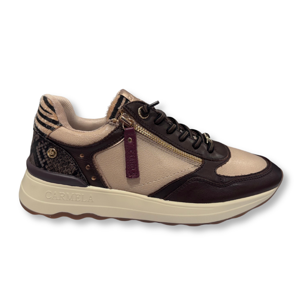 Carmela Womens Trainer 164221 Marron