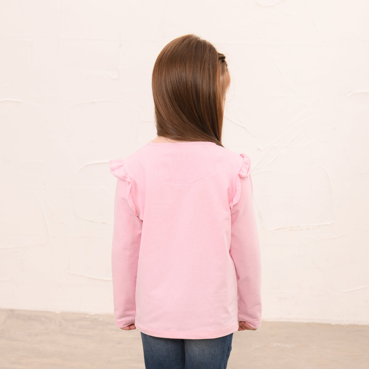Lighthouse Causeway girls' cowgirl print long-sleeve top