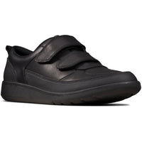 Clarks Boys School Shoe Scape Flare K Black - Donaghys