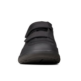 Clarks Boys School Shoe Scape Flare K Black - Donaghys