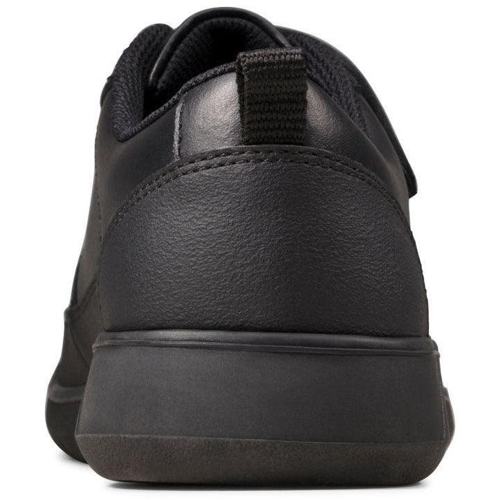 Clarks Boys School Shoe Scape Flare K Black - Donaghys