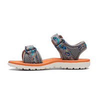 Clarks Girls Sandal Surfing Tide K Grey - Donaghys
