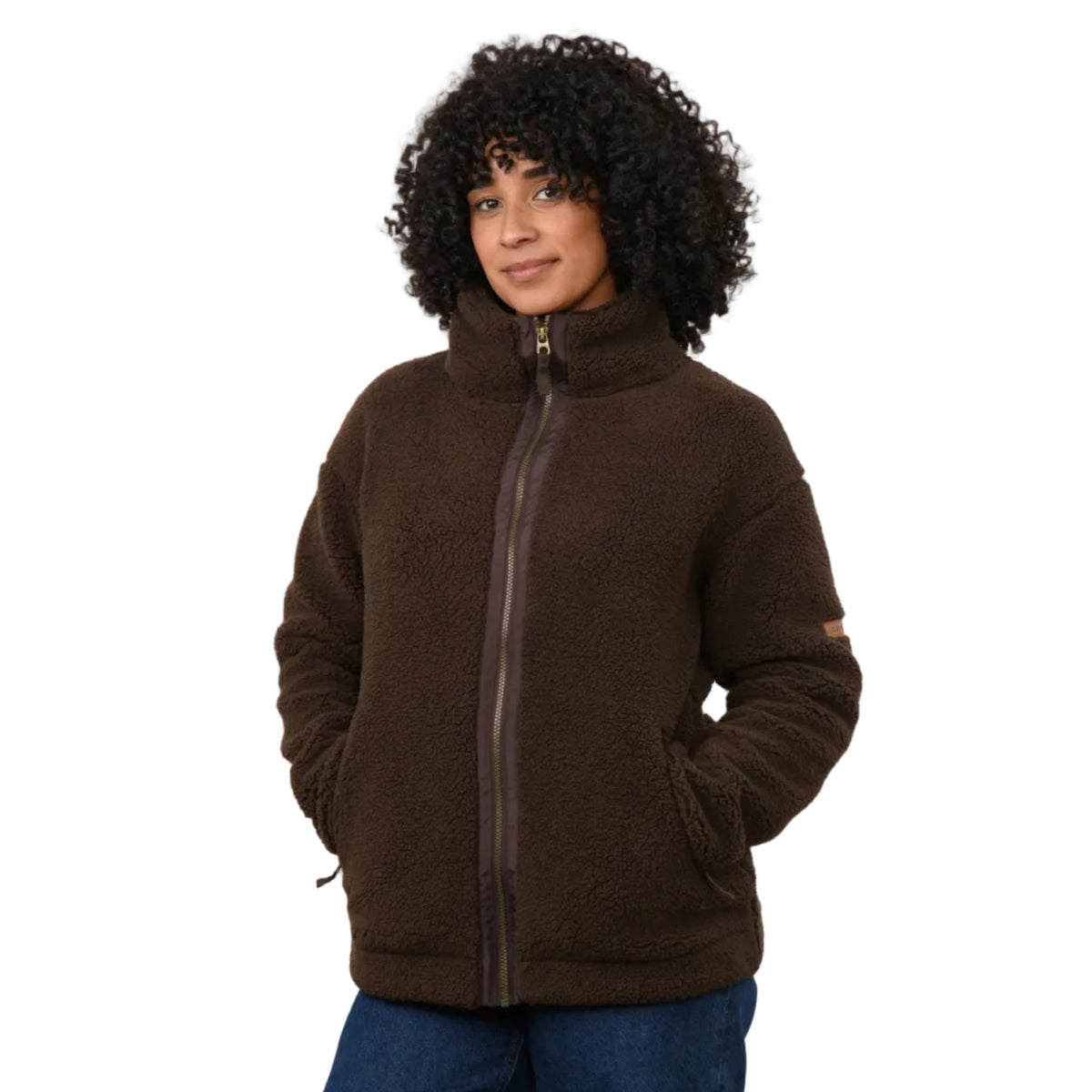 Lighthouse women's Cobh fleece in cocoa brown