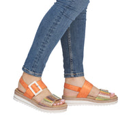 Remonte Womens Sandal D0Q62-38 Orange