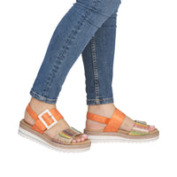Remonte Womens Sandal D0Q62-38 Orange