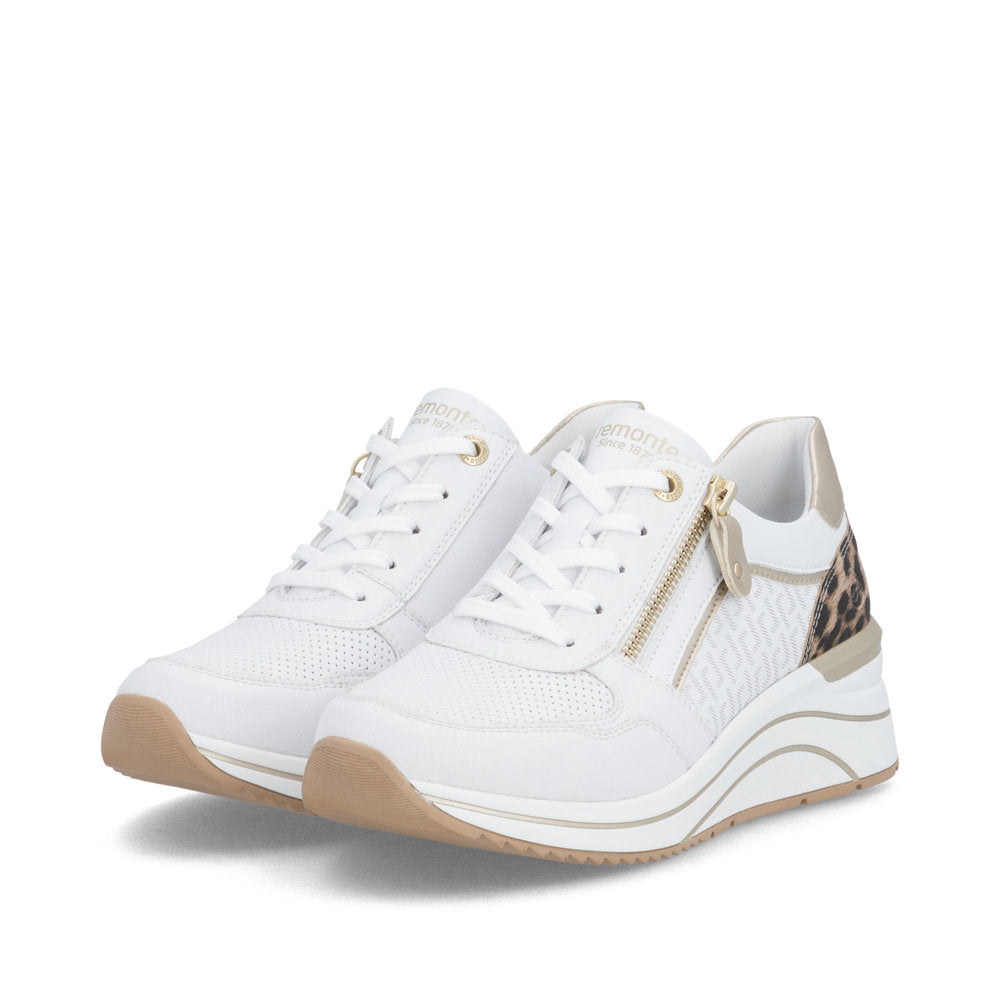 Remonte Womens Trainer D0T10-82 White Combination