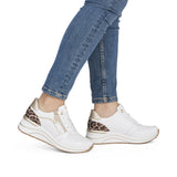 Remonte Womens Trainer D0T10-82 White Combination