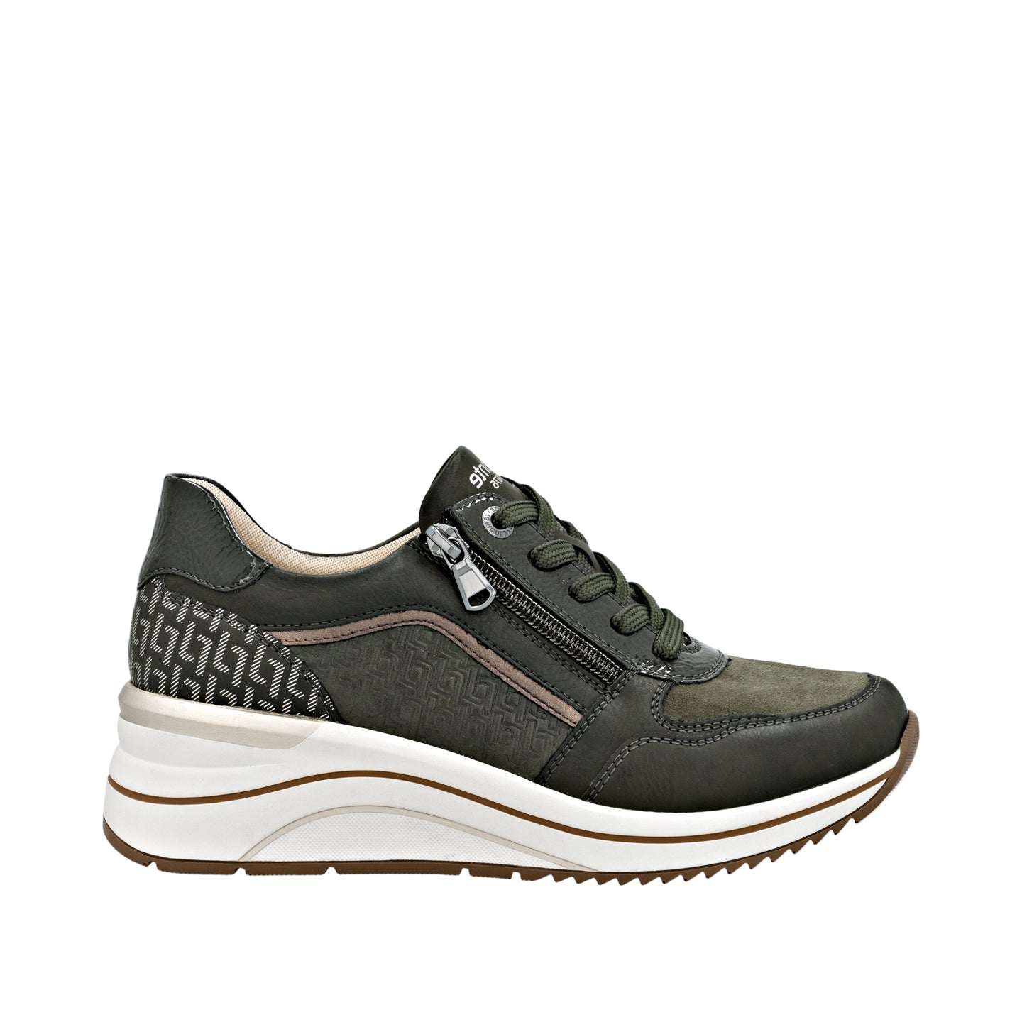 Remonte Womens Trainer D0T16-54 Forest/Alloy/Moo