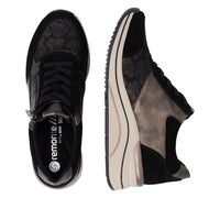 Rieker Womens Trainer D0T23-03 Black Combination