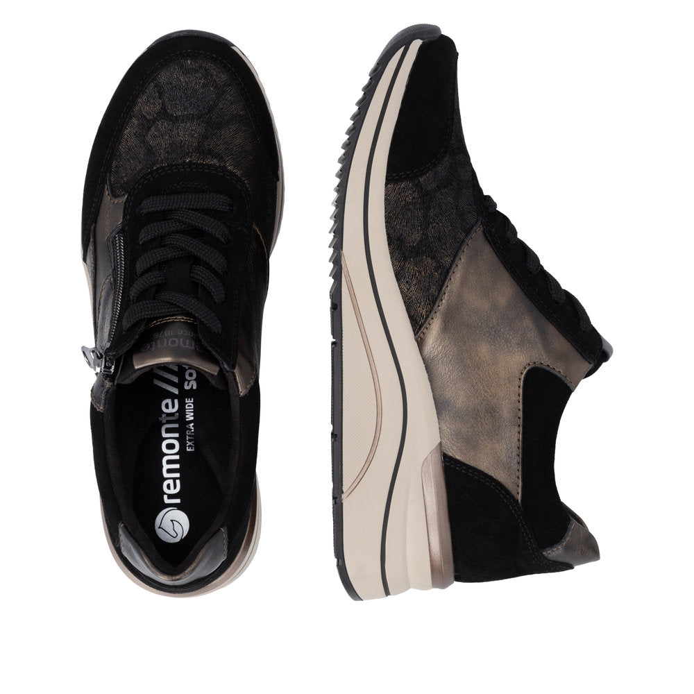 Rieker Womens Trainer D0T23-03 Black Combination
