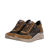 Remonte Womens Trainer D0T23-24 Brown Combination