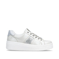 Remonte Womens Trainer D1C10-90 Silver/Platinum