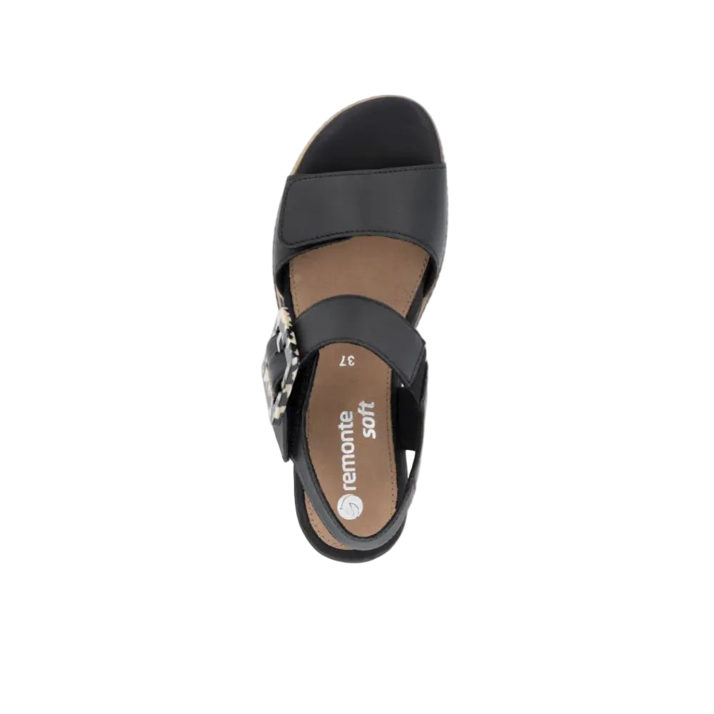 Remonte Womens Sandals D2L53 Black