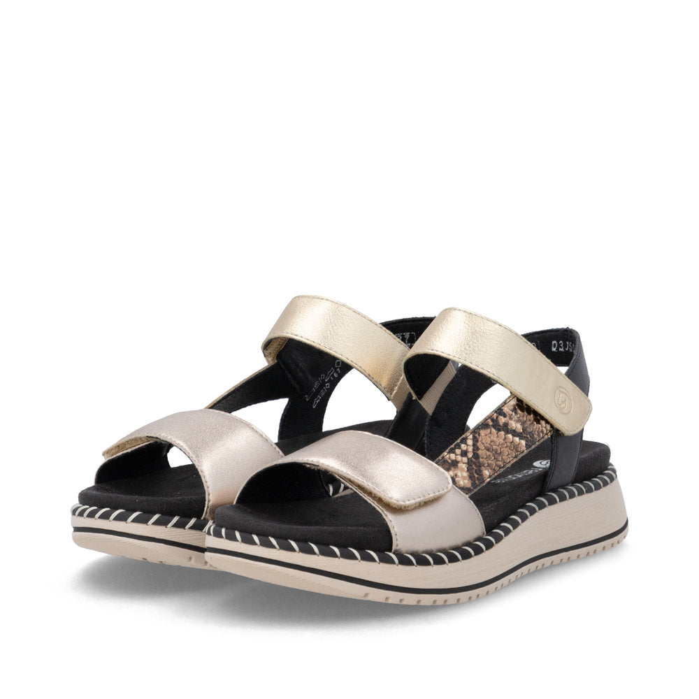 Remonte Womens Sandal D3J50-90 Metallic