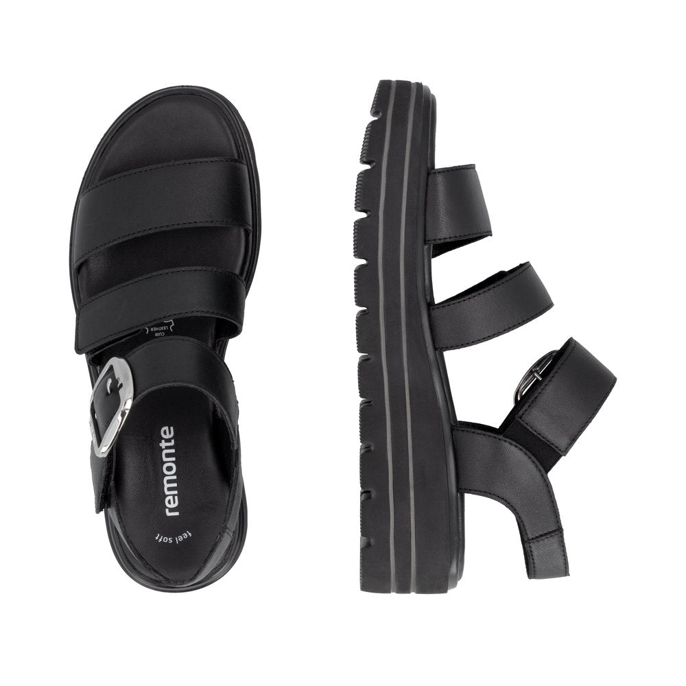 Remonte Womens Sandal D3N50-00 Black