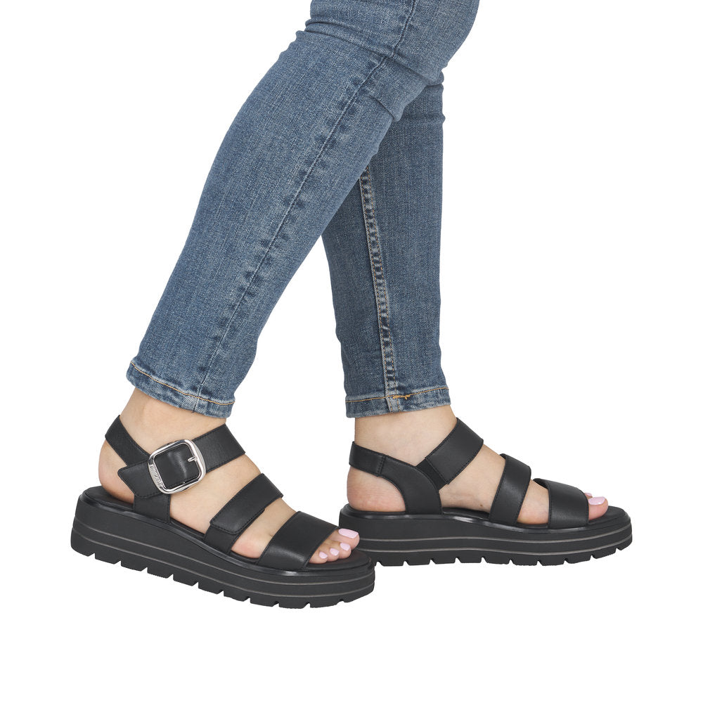 Remonte Womens Sandal D3N50-00 Black