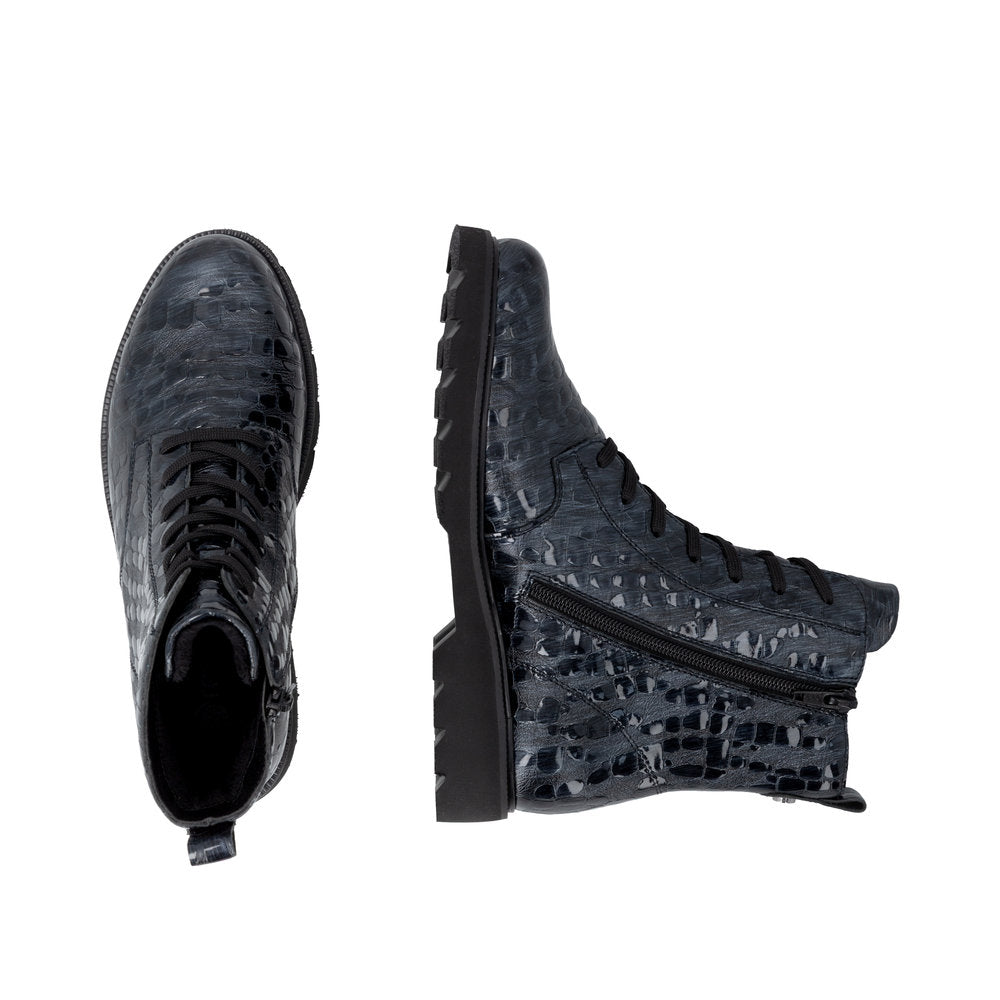 Remonte Womens Boot D3S72-14 Blue Combination