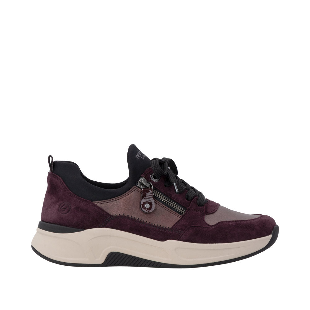 Rieker Womens Trainer D3V01-30 Red Combination