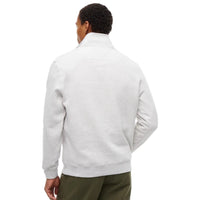 Tommy Jeans Mens 1/4 Zip Fleece Mock Ice Grey Heather