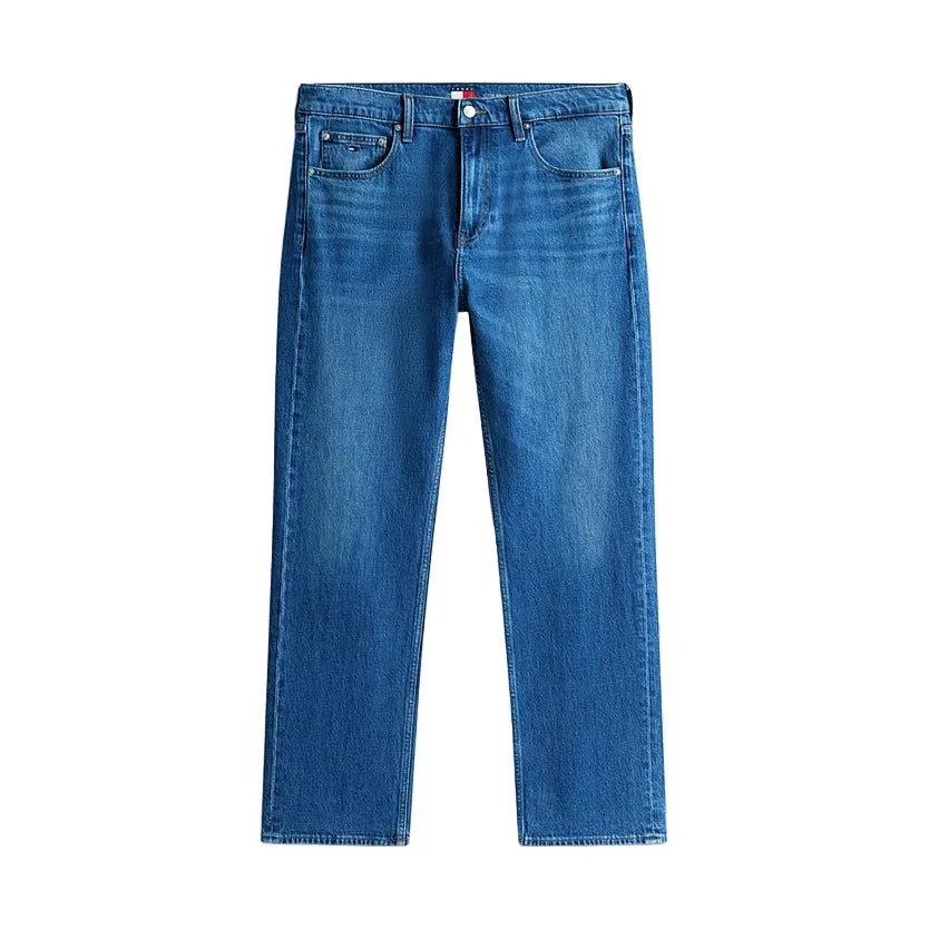 Tommy Jeans Mens Jeans Otis Regular Straight Denim Dark