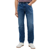 Tommy Jeans Mens Jean Ryan Slim Straight Denim Dark