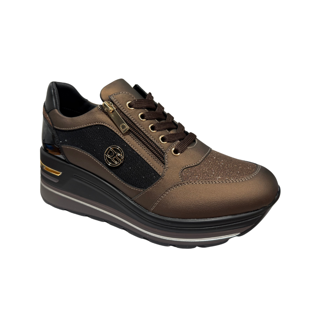 Donna Serena Womens Trainer 4B6124DM Bronzo